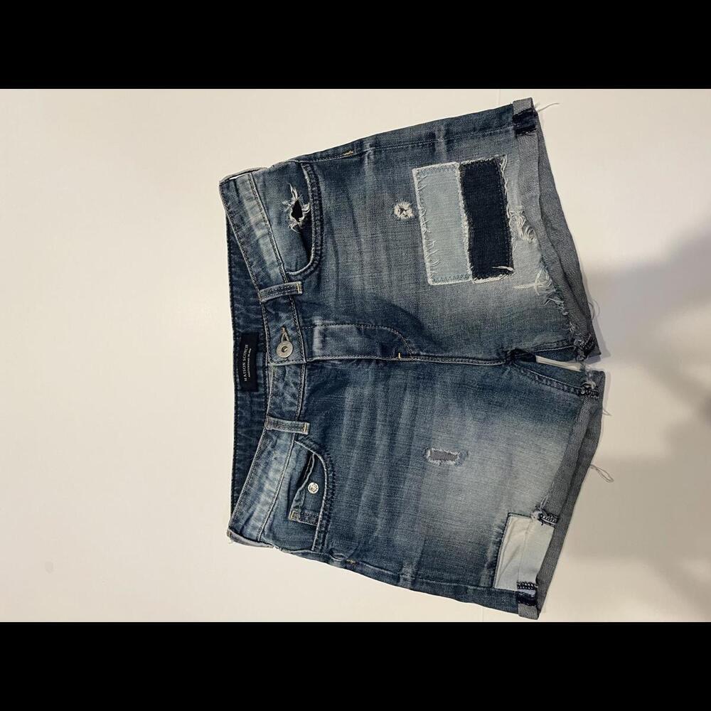 Madison Scotch and Soda Patchwork Cutoff Denim Shorts